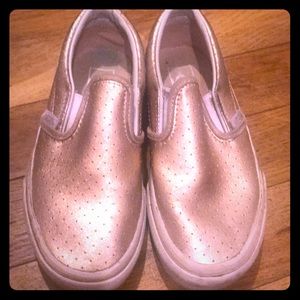 Rose gold Girl Vans